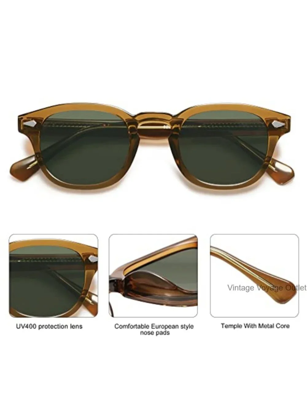 Retro Small Round Sunglasses Unisex UV400 Protection Trendy Circle Style